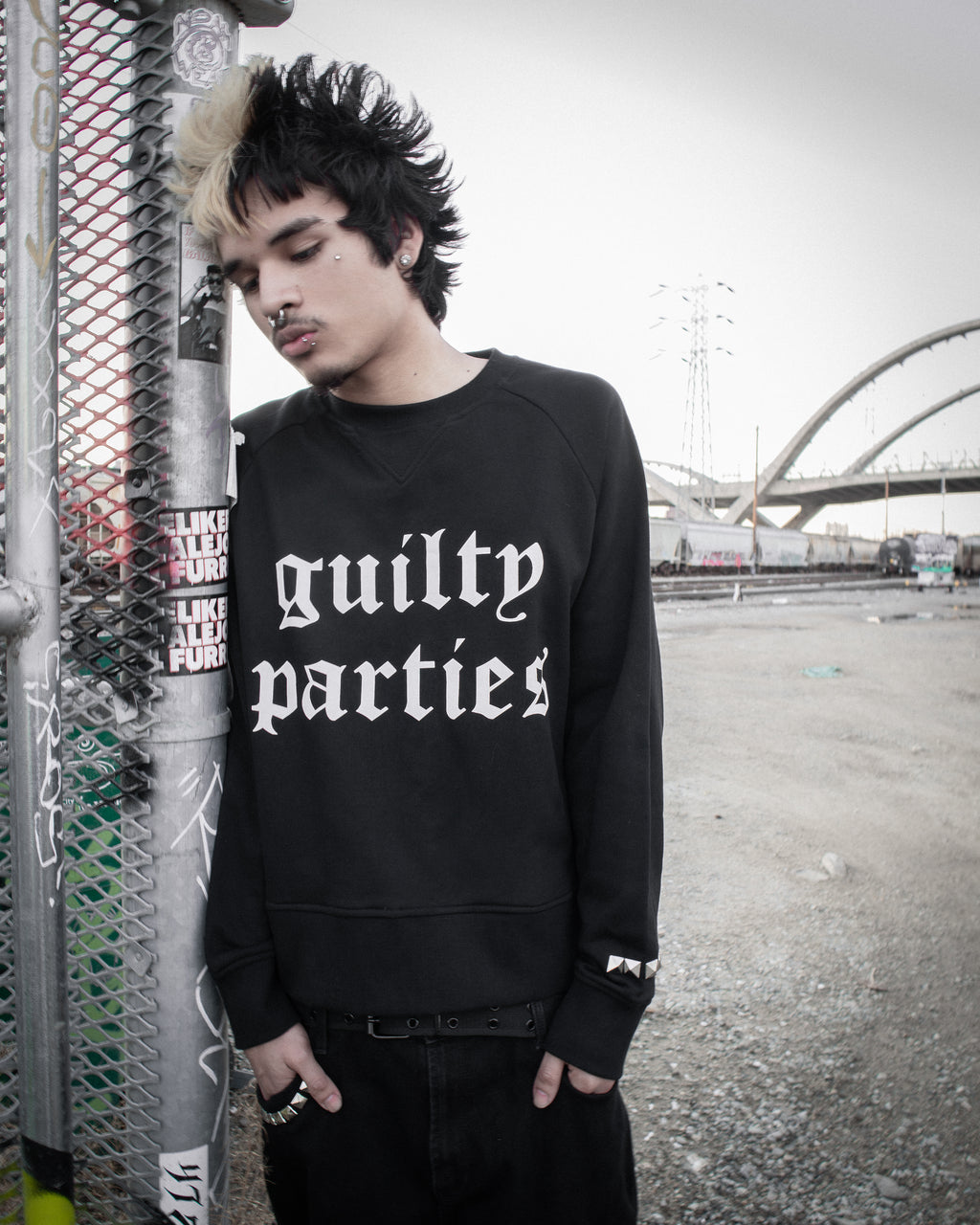 ‘guilty parties’ sweater