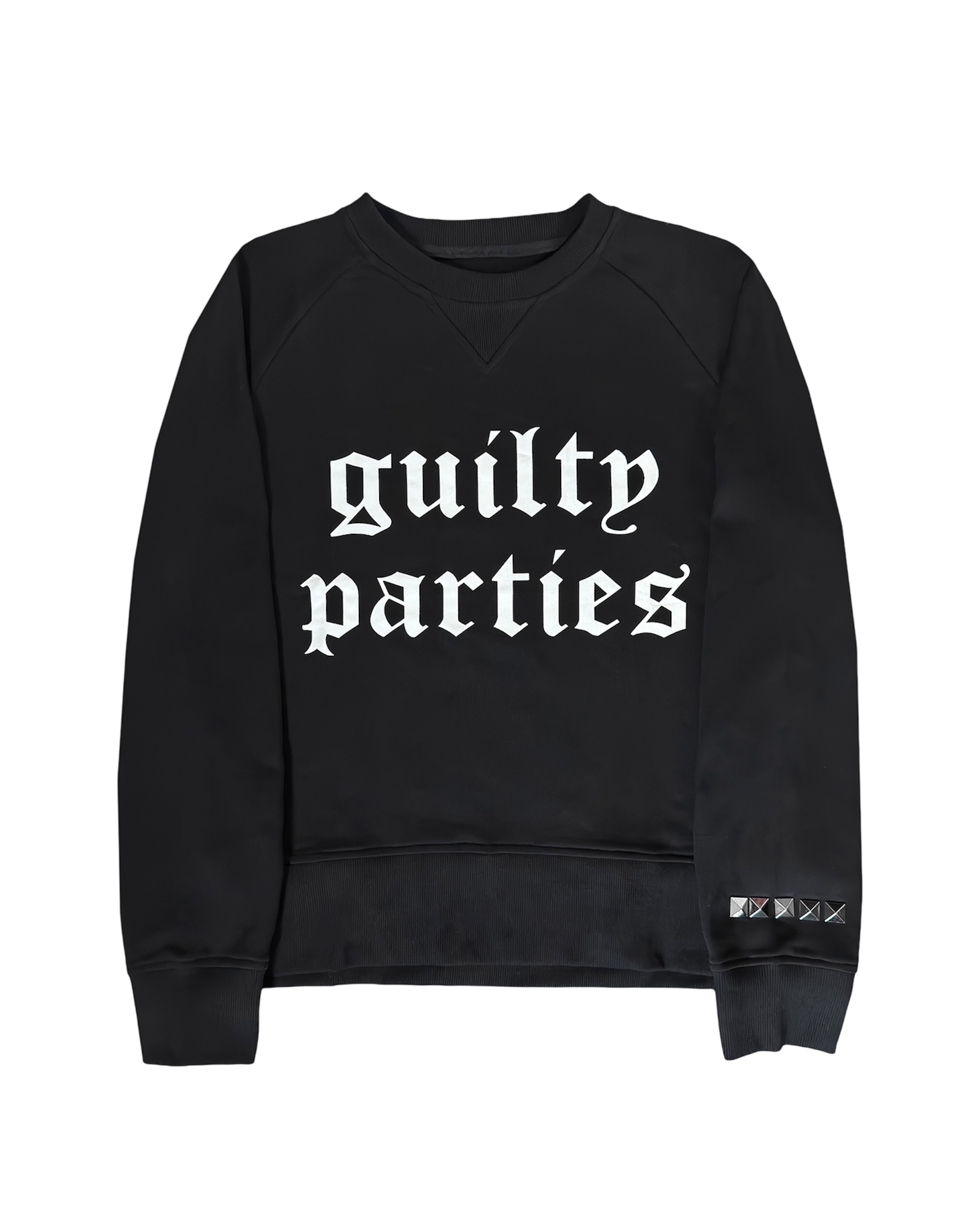 ‘guilty parties’ sweater